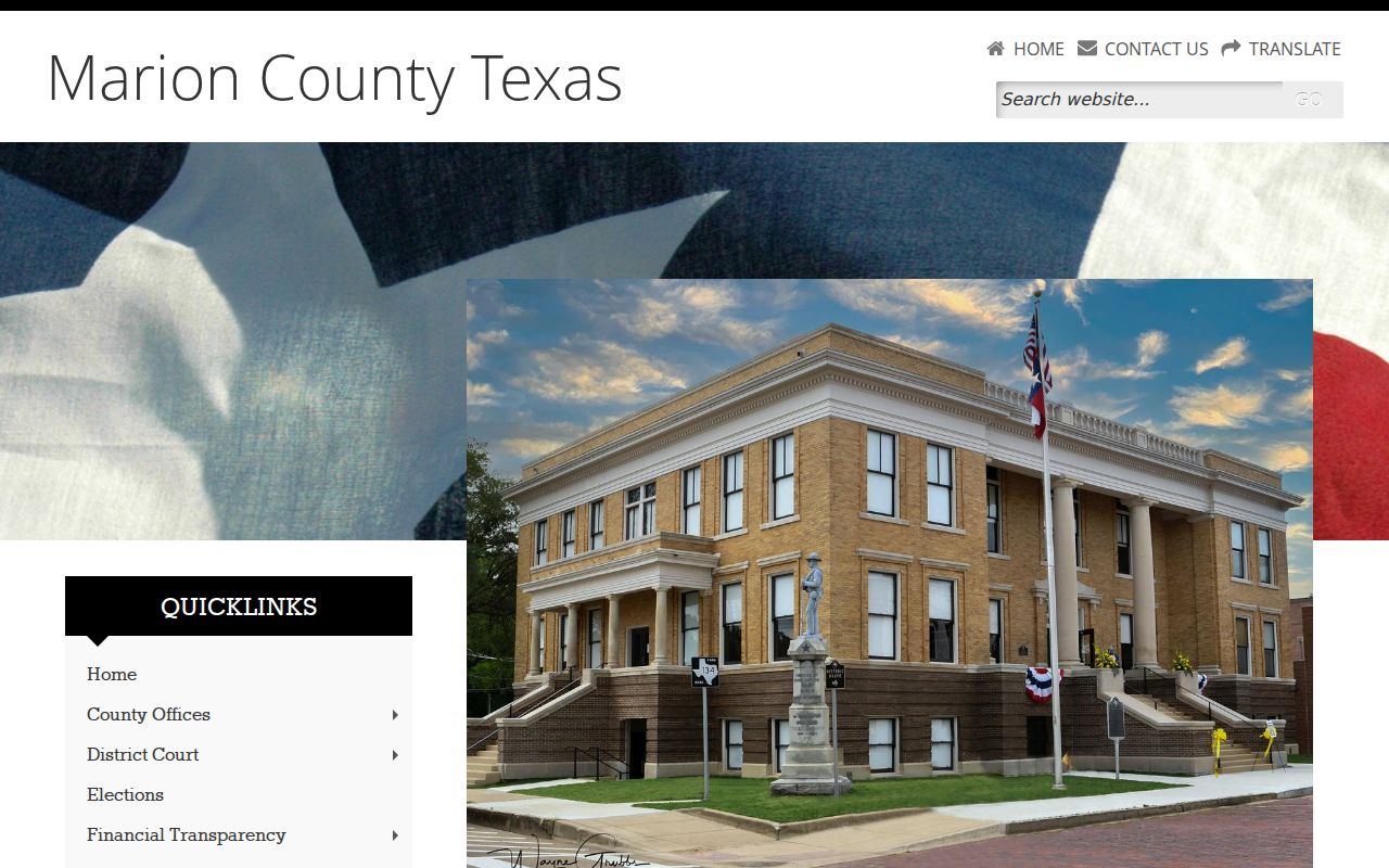 Marion County warrant records: county courthouse context and public office navigation